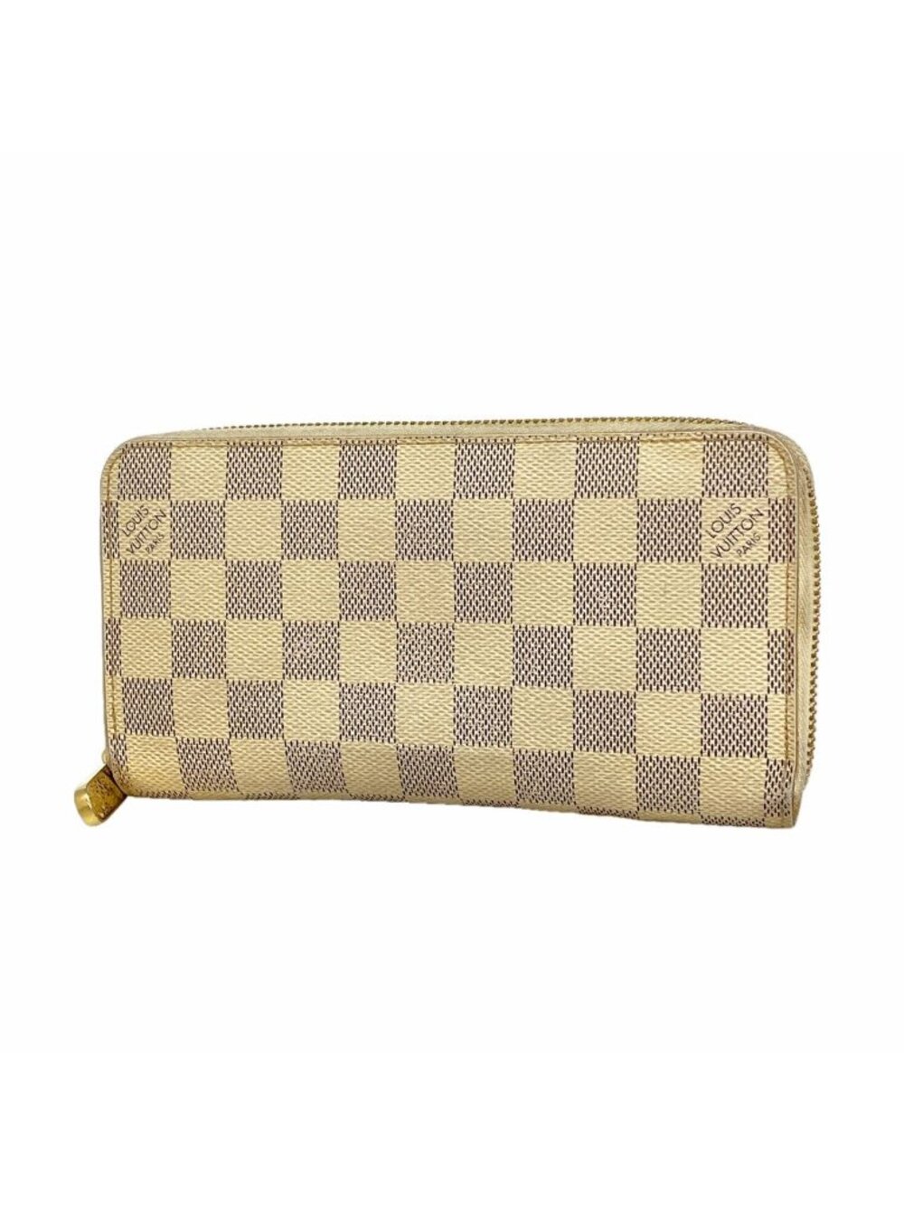 Louis Vuitton Wallet Damier Azur Zippy White